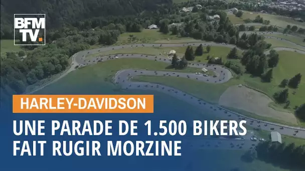 Une parade de 1.500 bikers sur des Harley fait rugir Morzine