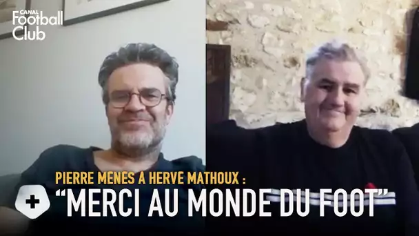 Pierre Ménès donne des nouvelles rassurantes à Hervé Mathoux
