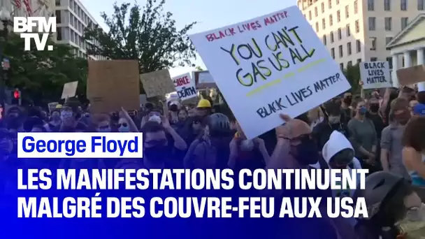 Les manifestations réclamant justice pour George Floyd continuent aux États-Unis