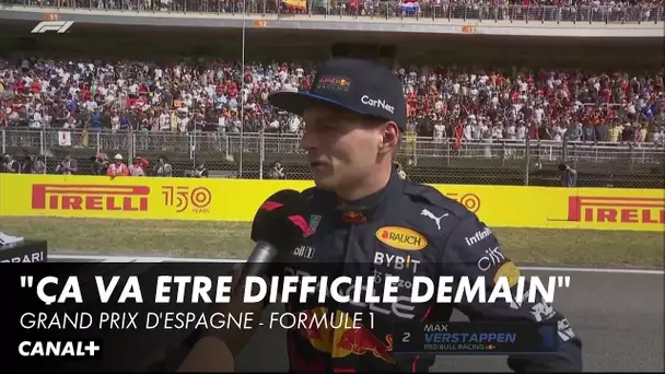 Les réactions de Verstappen et de Sainz après les qualifications - Grand Prix d'Espagne - F1