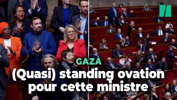 L’ovation des insoumis pour la réponse de cette ministre sur Gaza ne doit rien au hasard
