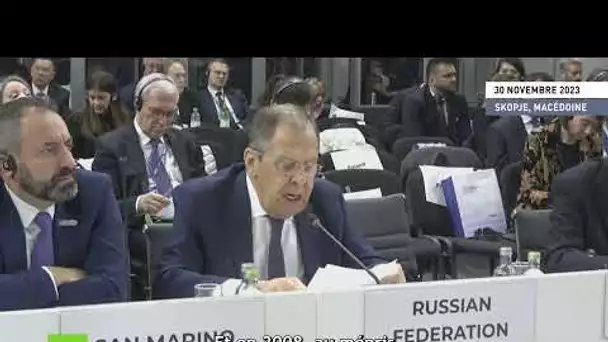 « Les pays membres de l’OTAN et de l’UE ont détruit l’OSCE », selon Lavrov