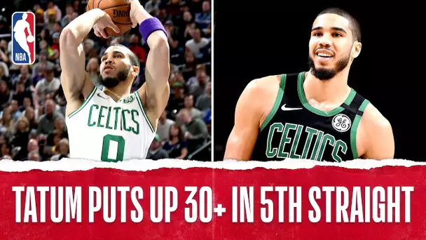 Jayson Tatum ON FIRE With 30+ PTS In Five Consecutive Games!