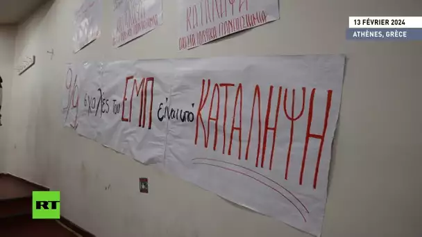 Grèce : protestations contre l'instauration d'universités privées