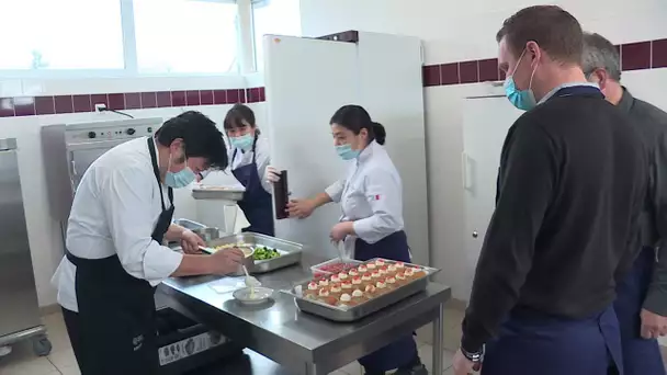 Côte-d'Or: un chef étoilé à la cantine