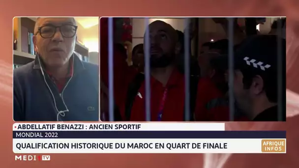 Abdellatif Benazzi: "Qualification historique du Maroc en quart de finale"