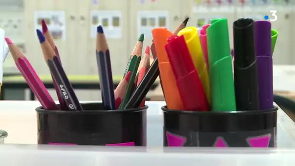 Toulouse : pré-rentrée des professeurs dans une école, après 55 jours de confinement