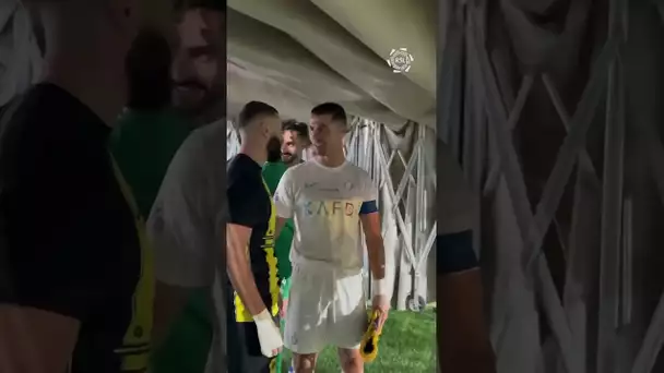 Cristiano Ronaldo 🤝 Benzema : Quand deux frères se retrouvent ! #shorts