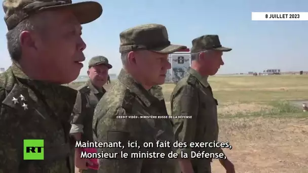 🇷🇺 Russie : Choïgou inspecte des unités à l'entraînement sur des terrains du district militaire sud