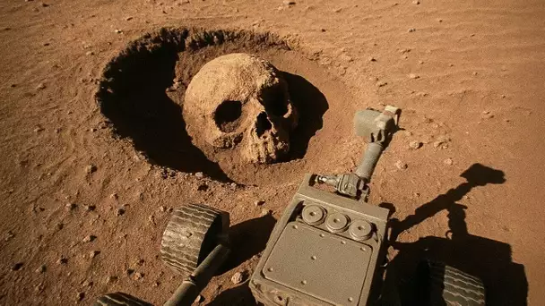 Le Rover Mars A Découvert Quelque Chose Qui Ressemble Beaucoup À Un Crâne