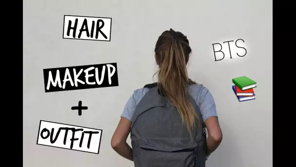 GRWM - BTS Hair, Makeup + Outfit