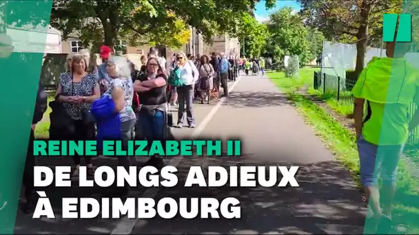 À Edimbourg, l’immense file d’attente devant le cercueil de la reine Elizabeth 1