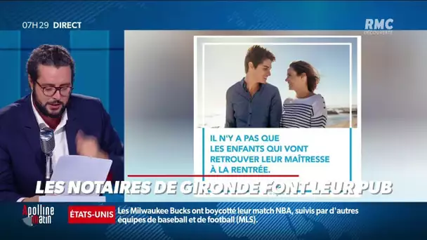 Une pub provoc' pour les notaires fait polémique