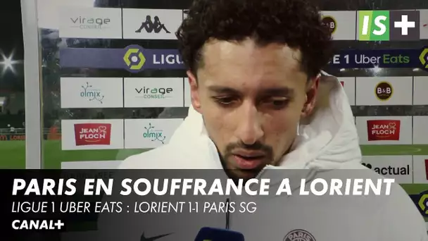Marquinhos : "Difficile face à des équipes regroupées" - Lorient 1-1 Paris SG