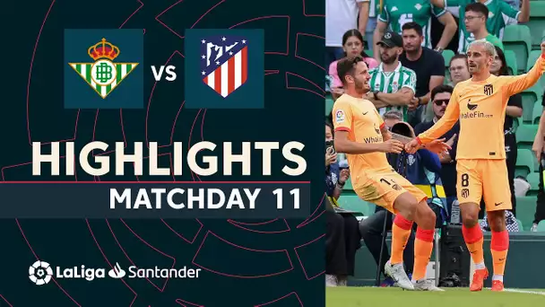 Resumen de Real Betis vs Atlético de Madrid (1-2)