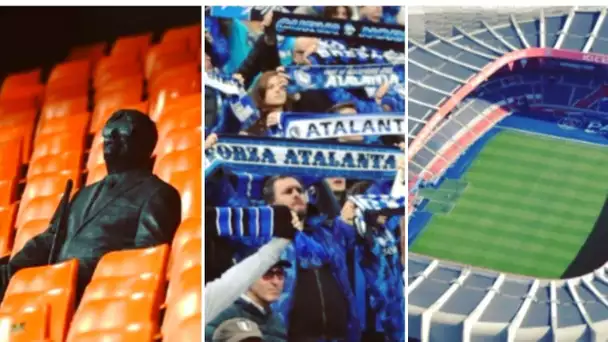 Le geste tres classe des supporters de l'Atalanta, rassemblement ce soir devant le parc des princes