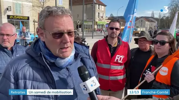 Réforme des retraites : 450 personnes réunies ce matin à Vesoul pour à nouveau dire non