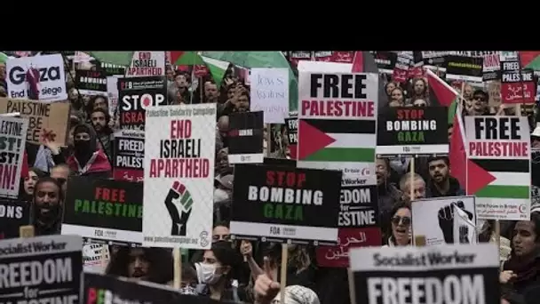 Des partisans d'Israël et des Palestiniens dans les rues de plusieurs pays d'Europe