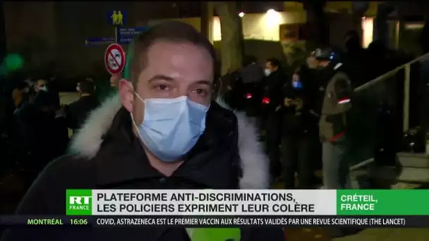 «On attend de la reconnaissance et des actes» : des policiers rassemblés à Créteil contre Macron