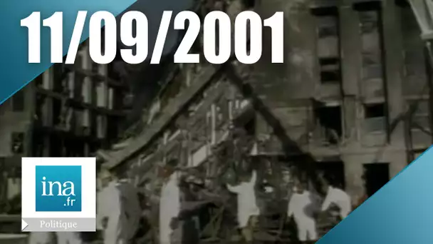 11 septembre l'attentat du Pentagone, les images des pompiers | Archive INA