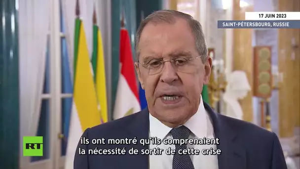 Lavrov : « Nos partenaires africains comprennent les vraies causes de la crise ukrainienne »