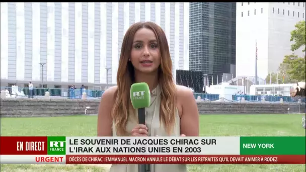 A l'ONU, le souvenir de Jacques Chirac perdure