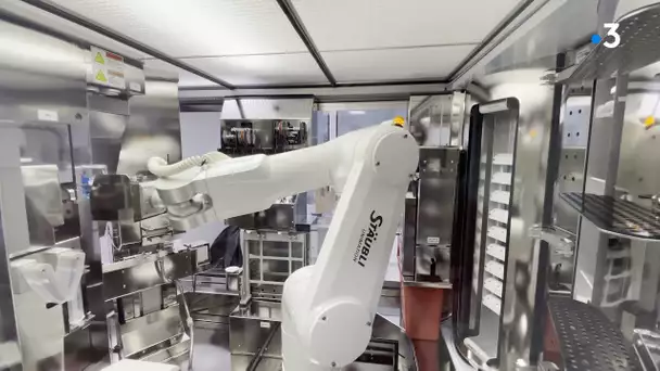 Présentation d'un robot de chimiothérapie au CHU Lille