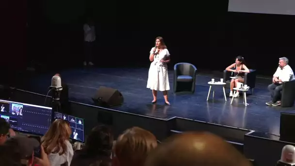 "Vous êtes là, mais moi aussi je suis là": Marlène Schiappa répond aux militants LFI