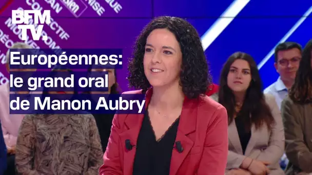 Ce qu'il faut retenir du grand oral des européennes de Manon Aubry sur BFMTV
