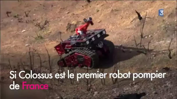 Colossus le premier robot pompier de France