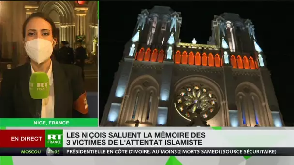 Nice : cérémonie d'hommage aux victimes en la basilique Notre-Dame de l'Assomption