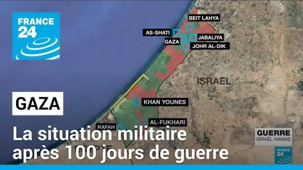 Gaza : la situation militaire et son impact après 100 jours de guerre • FRANCE 24