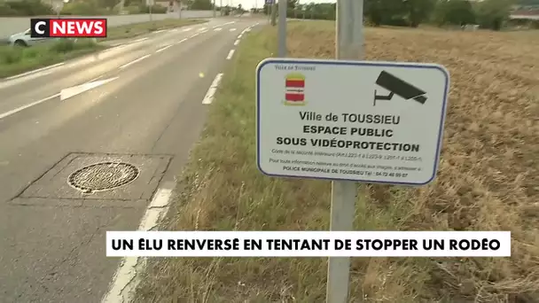 Un élu renversé en tentant de stopper un rodéo