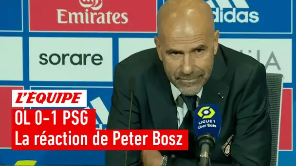 Peter Bosz ironise après le match face au PSG : "Je vais boire beaucoup d'alcool après 3 défaites"