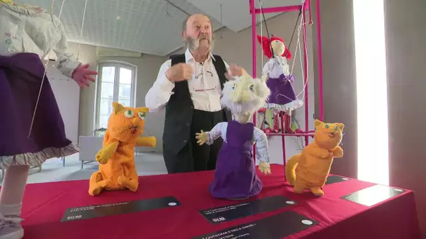 Alençon: les marionnettes de Marcel violette au Conseil Départemental