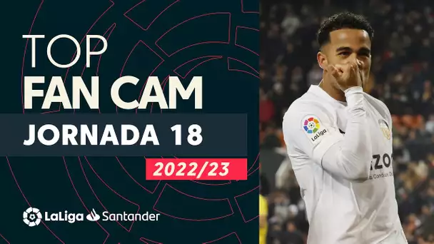 LaLiga Fan Cam Jornada 18: Kluivert, Pedri & Braithwaite