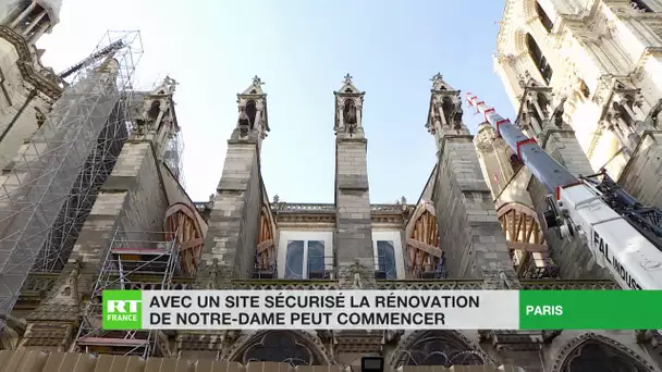 Notre-Dame : le site étant sécurisé, la rénovation de la cathédrale peu commencer