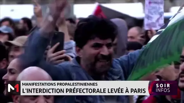 Manifestations propalestiniennes : l´interdiction préfectorale levée à Paris