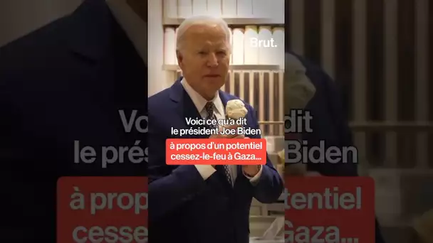 Joe Biden à propos d'un potentiel cessez-le-feu à Gaza 🇵🇸