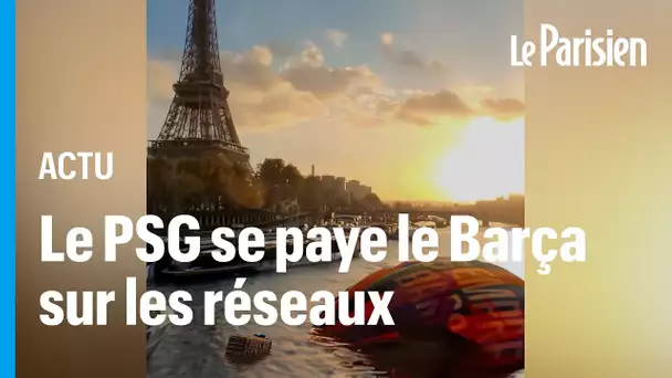 Montgolfière du Barça dans la Seine, Marquinhos au Louvre : le PSG chambre à son tour les Catalans