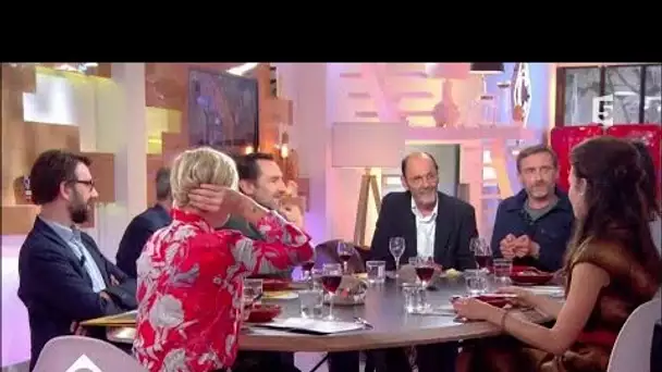 Jean-Pierre Bacri, Jean-Paul Rouve et Gilles Lellouche au dîner - C à Vous - 29/09/2017