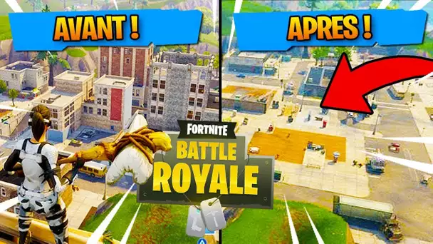 ON RASE LA VILLE DE TILTED TOWERS !! (Fortnite Battle Royale)