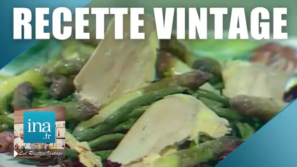 Recette :  La salade gourmande au foie gras de Michel Guérard | Archive INA