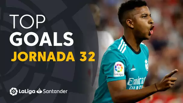 Todos los goles de la Jornada 32 de LaLiga Santander 2021/2022