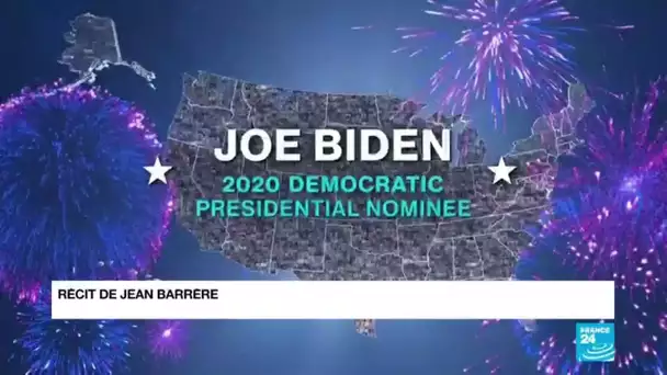 Présidentielle américaine : Joe Biden officiellement investi par le Parti démocrate