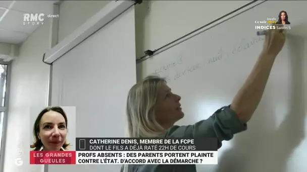 Profs non remplacés: des parents d'élèves attaquent l'Etat