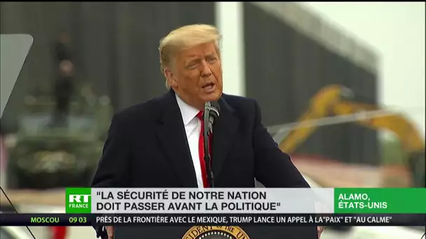 Donald Trump célèbre les travaux du mur à la frontière mexicaine