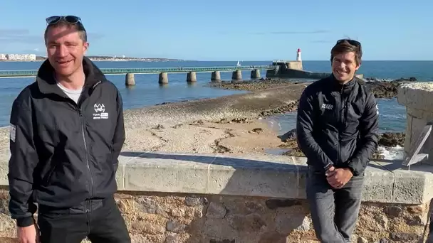 Vendée Globe : rencontre entre Benjamin Dutreux et Sébastien Simon, deux mois après l'arrivée
