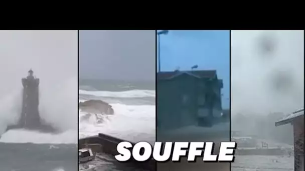 Vagues, vents, orages, neiges... les éléments déchaînés dans de nombreux départements