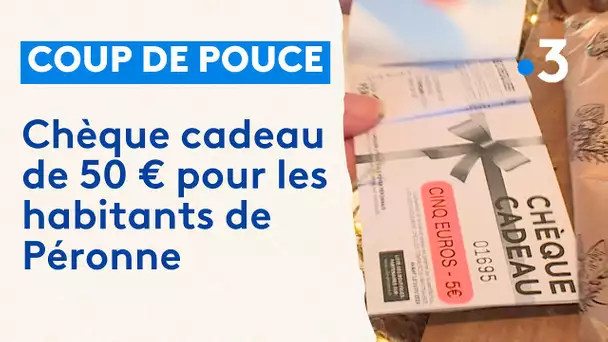 Chèque cadeau pour les habitants de Péronne